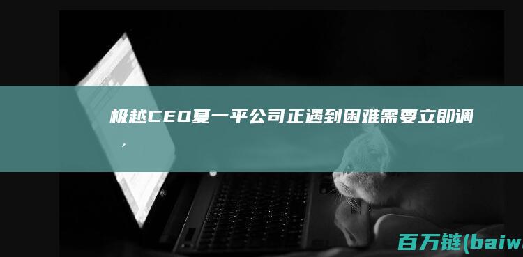 极越CEO夏一平：公司正遇到困难需要立即调整方向-手机中国